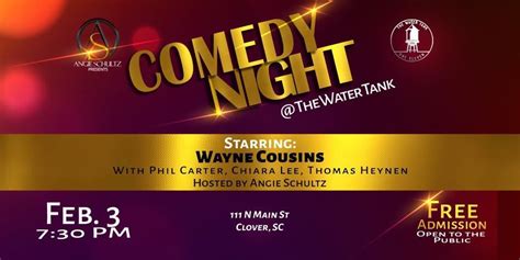 Comedy Night, Water Tank, Clover, February 3 2024 | AllEvents.in