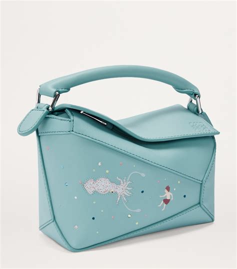 LOEWE x Suna Fujita Mini Puzzle Edge Top-Handle Bag | Harrods IN