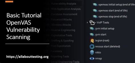 OpenVAS Tutorial 的图像结果