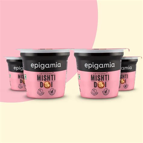 lactose free, mishti doi - pack of 4 - Epigamia
