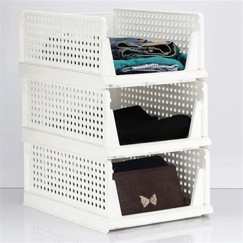 VERAT 3 Pieces Clothes Organizer For Wardrobe Cupboard Organizer For ...