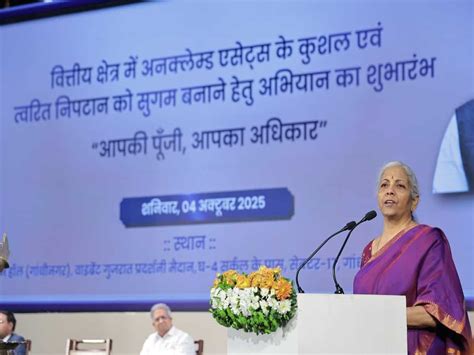 Nirmala Sitharaman launches national campaign to help citizens reclaim ...