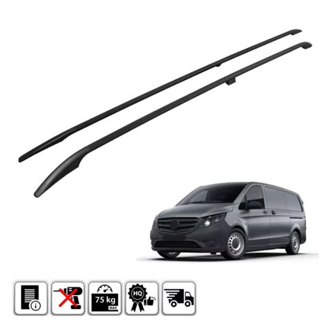 Protezione Paraurti In Acciaio Inox Per Mercedes Vito E Classe V W447 | Design Su Misura | Facile Applicazione A Strappo | Qualità Premium Cromata
