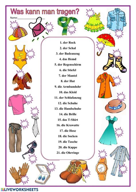 Image result for German Language Worksheets