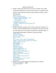 Image result for An Example for Algorithm Workbench Example