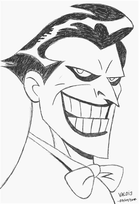 Joker Drawing To Trace at Hamish Eva blog