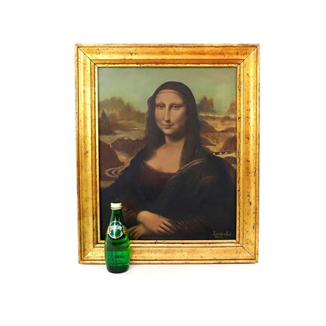 Antique Monalisa handmade painted replica. For Sale at 1stDibs | mona ...