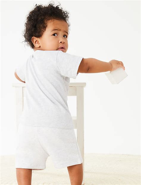 Buy Pure Cotton Dinosaur T-Shirt at Marks & Spencer