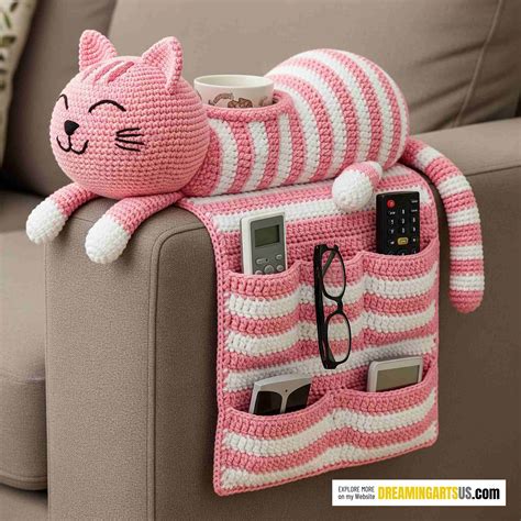 Cat Sofa Organizer | Handmade Crochet Styles You’ll Love