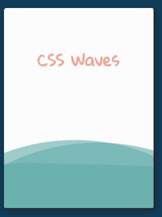 Image result for CSS Wave Effect