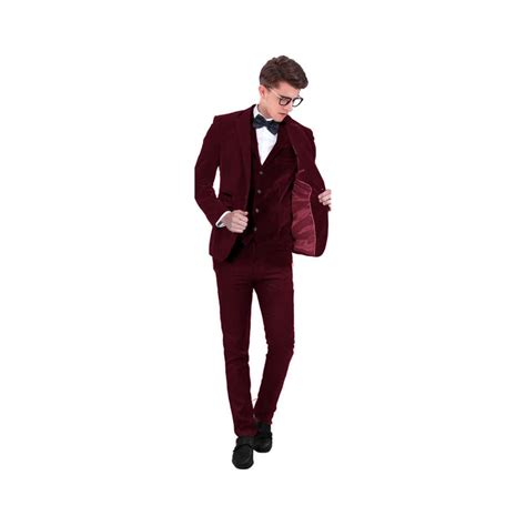 Setwell Velvet Slim Fit Men Suit Groomsmen Tuxedos | Ubuy India