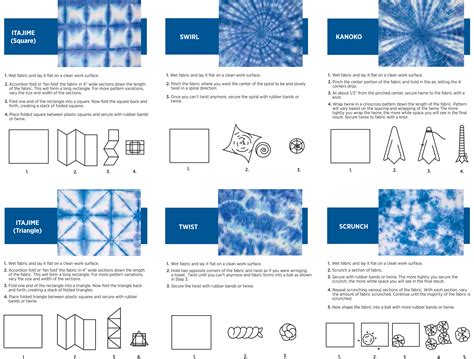 How to 4 techniques for making shibori designs – Artofit