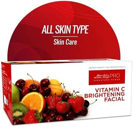 Aroma Magic 6 step Vitamin C Skin Brightening Facial Kit | Exfoliates ...