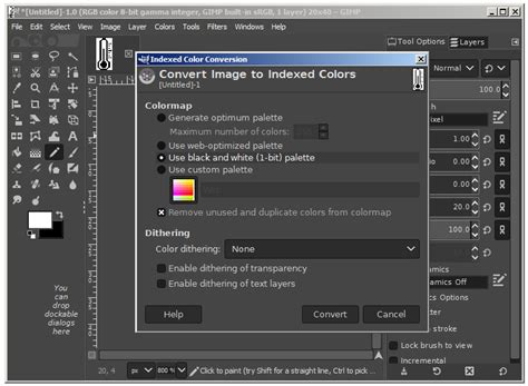 Image result for Bitmap in GIMP