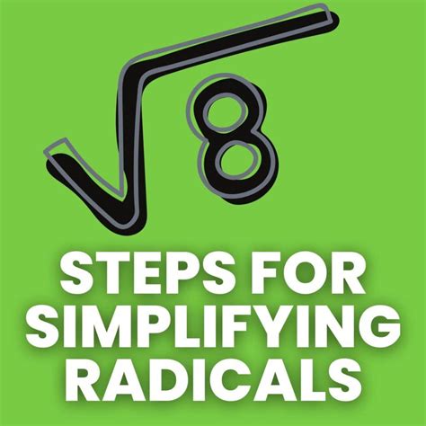 Simplifying Radicals Tutorial 的图像结果