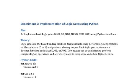 Image result for Logic Gates Symbols in Python