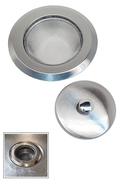 Stainless Steel Mesh Kitchen Sink Strainer | Stop Debris and Prevent ...