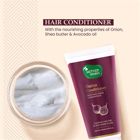 Buy MOTHER SPARSH ONION HAIR CONDITIONER WITH RAW ONION CONCENTRATE ...