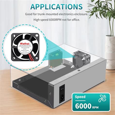 Wathai 40mm x 20mm 5V Case Fan Dual Ball 2Pin DC India | Ubuy