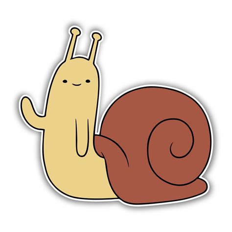 Adventure Time Snail Full Color Vinyl Decal – Custom Size – Biggest ...