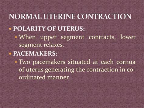 SOLUTION: Abnormal uterine action - Studypool
