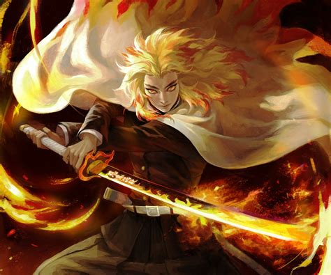 Download Kyojuro Rengoku Anime Demon Slayer: Kimetsu No Yaiba Demon ...