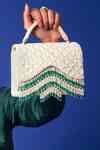 Buy White Crystals Julia Pearl Embellished Box Bag by FOREVER NOOR ...