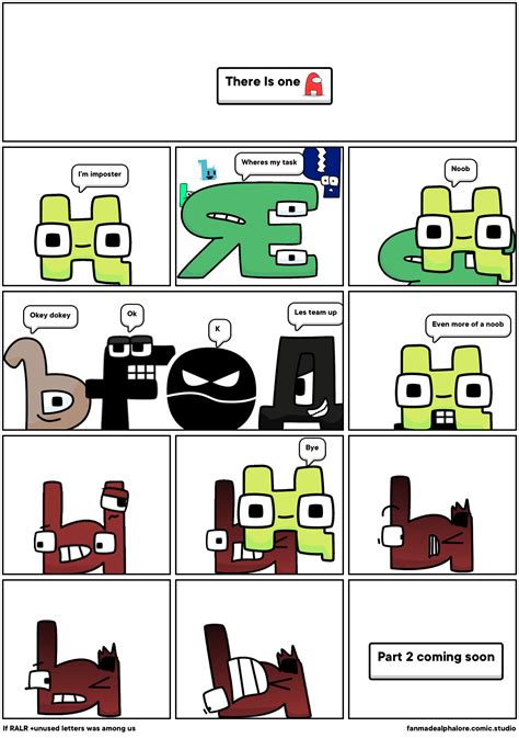 If RALR +unused letters was among us - Comic Studio