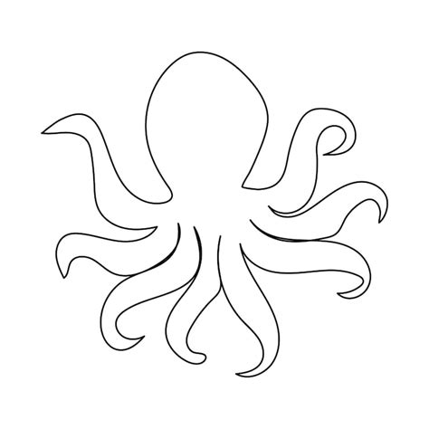 Octopus line art Images - Free Download on Freepik