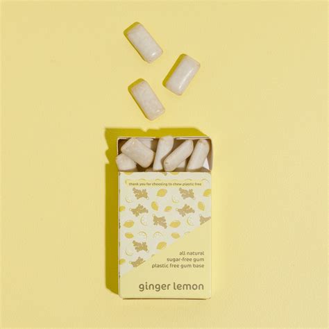 Honest Gum | Ginger Lemon | Sugar Free Chewing Gum | Australian Vitamins