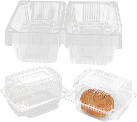 Clear Hinged Food Container, Plastic Food Containers India | Ubuy