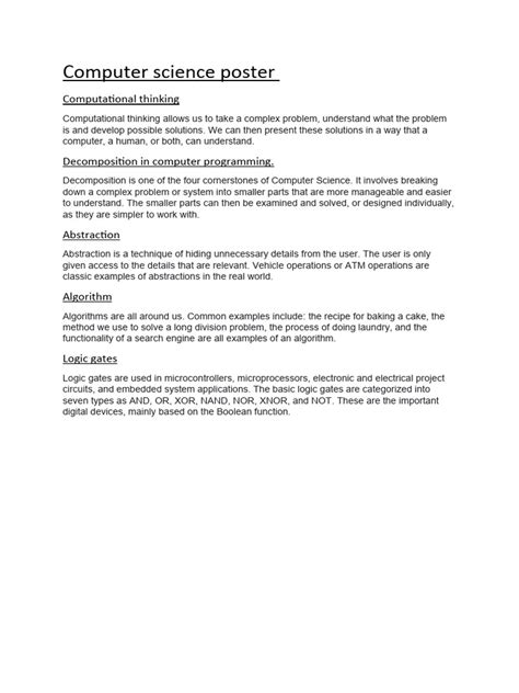 Image result for Computer Science Research Poster