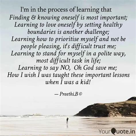 Finding & knowing oneself... | Quotes & Writings by Preethi B | YourQuote