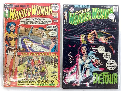 Lot - (2) Vintage DC Wonder Woman Comic Books