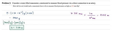Image result for Manometer Word Problem