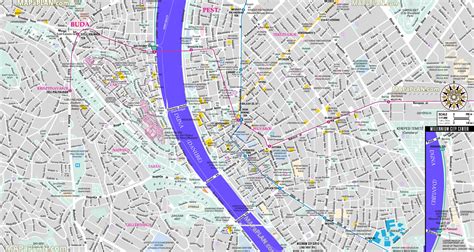 Printable Map Of Budapest Tourist Attractions