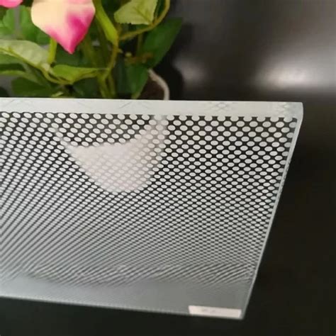 Ceramic Frit And Silk Screen Printed Glass - 12mm Clear Hs Silk Screen ...