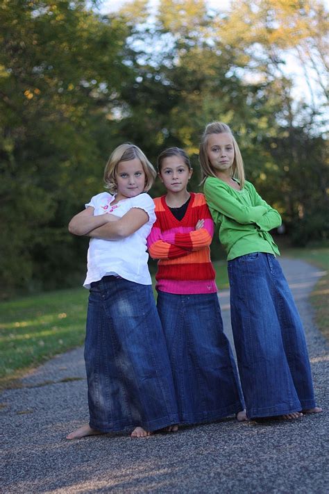 Aviv Girls Long Denim Jean Skirt | Cute modest outfits, Modest outfits ...