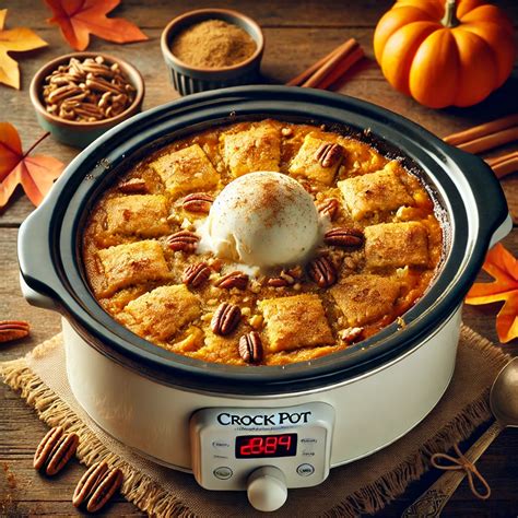 Warm and Cozy Pumpkin Cobbler in the Crock Pot: A Perfect Fall Dessert ...