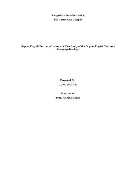 Image result for Case Study Tagalog Examples