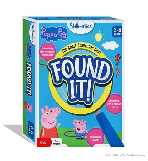 Peppa Pig: Found It! - The Smart Scavenger Hunt | Skillmatics – Krazy ...