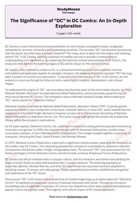 DC Comics Explained 的图像结果