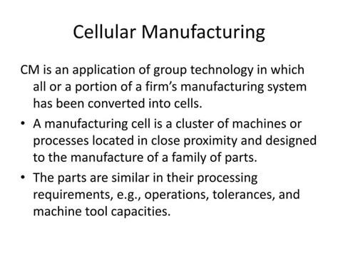 Image result for Contoh Cellular Manufacturing System