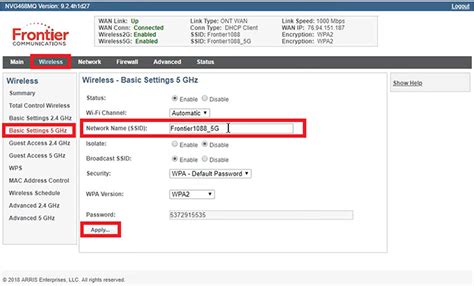 Image result for Frontier Router Labels
