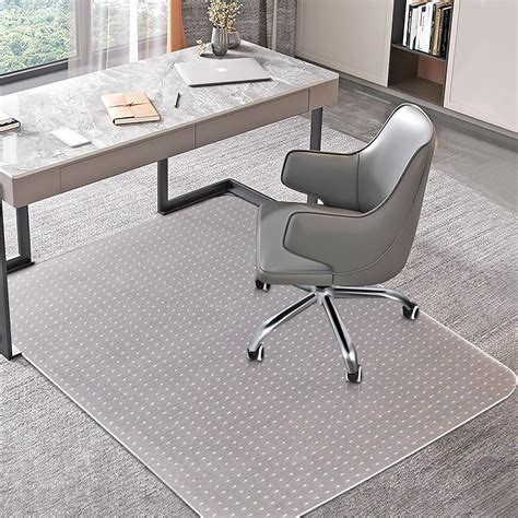 Office Chair Mat for Carpets, 30'' x 47'' Clear Computer Desk Chair Mat ...