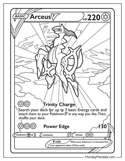 Printable Pokemon Cards Coloring Pages - Free Printable Templates