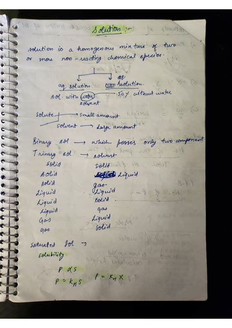 Solutions - Assignment - solution Dr above solution is a homogenous mix ...