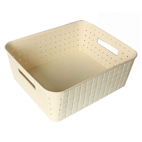 RichCraft International Plastic Checkered Storage Basket ( Extra Large ...
