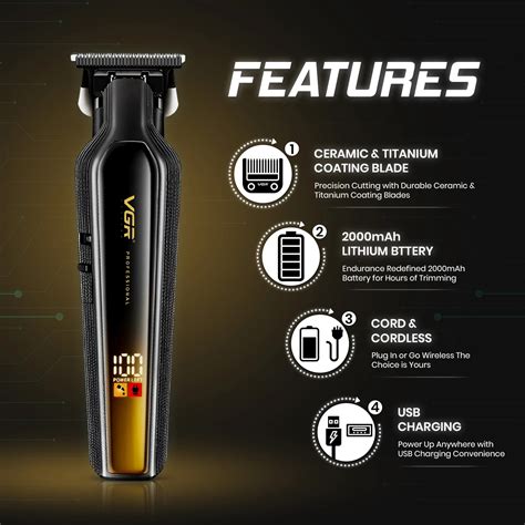 VGR Trimmer for Men, Hair Clipper for Men | VGR India Official