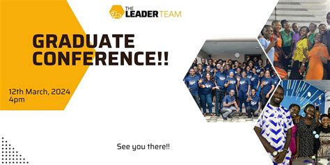 Graduate Conference, 15B Blantyre Crescent WuseII Abuja, 12 March 2024 ...